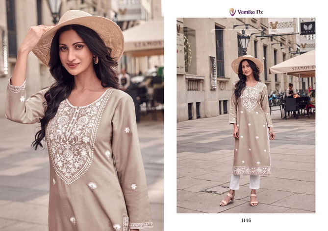 Rooh Vol 8 By Vamika Nx Rayon Viscose Lakhnawi Kurti With Bottom Wholesale Price In Surat
